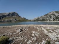 Scenic Lake with Mountain Landscape