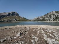 Scenic Lake with Mountain Landscape