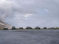 Scenic Landscape with Asphalt Road and Vegetation