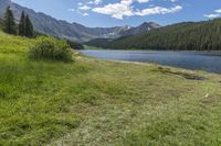 Scenic Landscape in Colorado: Majestic Mountains and Tranquil Nature