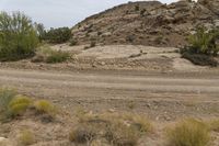 Scenic Landscape of Red Rock Formation in San Rafael Swell, Utah