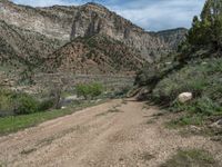 Scenic Landscape of Rugged Mountains in Utah