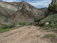 Scenic Landscape of Rugged Mountains in Utah