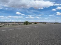 Scenic Landscape in Utah: Open Space and Asphalt Roads