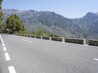 Scenic Mountain Road in Mallorca, Spain