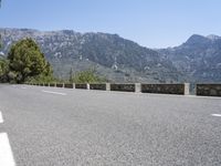 Scenic Mountain Road in Mallorca, Spain