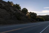 Scenic Morning Drive on Rural Highland Road