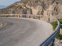 Scenic Mountain Drive in Spain: Clear Sky and Stunning Landscape