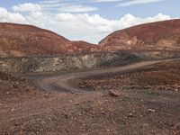 Scenic Mountain Landscape with Dirt Road