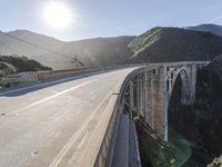 Scenic Mountain Road in Daytime