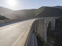 Scenic Mountain Road in Daytime