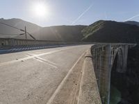 Scenic Mountain Road in Daytime