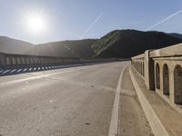 Scenic Mountain Road in Daytime