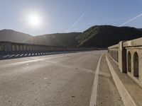 Scenic Mountain Road in Daytime