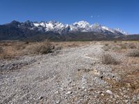 Scenic Mountain Road in Lijiang, China