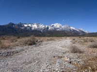 Scenic Mountain Road in Lijiang, China