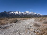 Scenic Mountain Road in Lijiang, China