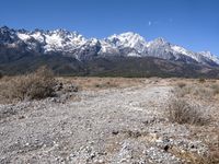 Scenic Mountain Road in Lijiang, China