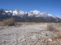 Scenic Mountain Road in Lijiang, China