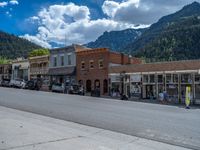 Scenic Mountain Road in Ouray, Colorado