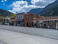 Scenic Mountain Road in Ouray, Colorado