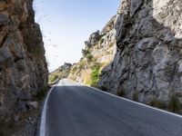 Scenic Mountain Road in Spain Landscape