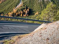 Scenic Mountain Road in Switzerland - Asphalt Nature 005