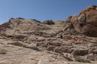 Scenic Nevada Desert Landscape with Red Rocks