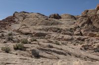 Scenic Nevada Desert Landscape with Red Rocks