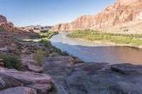 the red rock canyon is scenic and is well described to be a nature trail for you to hike around