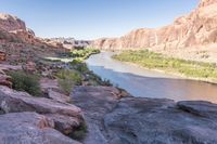 the red rock canyon is scenic and is well described to be a nature trail for you to hike around