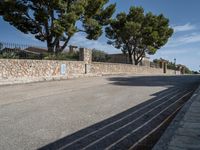 Scenic Residential Area Road in Mallorca, Spain