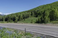 Scenic Road: Asphalt Ascent on Slate River