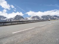 Scenic Road in Austria with Clear Sky and Mountain Landscape