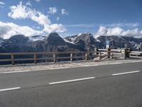 Scenic Road through Austrian Landscape with Clear Sky