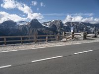 Scenic Road through Austrian Landscape with Clear Sky