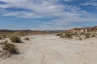 Scenic Road in Bardenas Reales, Navarre, Spain