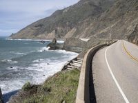 Scenic Road through Big Sur: Ocean and Mountains