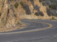 Scenic Road in California, USA - Mountain Landscape