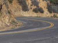 Scenic Road in California, USA - Mountain Landscape