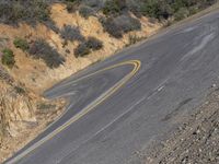 Scenic Road in California, USA - Mountain Landscape