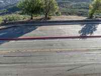 Scenic Road in California Overlooking Open Spaces