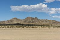 Scenic Road in California: Sand, Desert, and Mountains