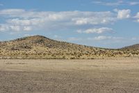 Scenic Road Through California's Sand Desert Mountains