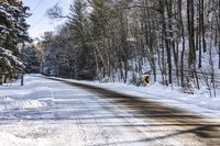 Scenic Road in Canada's Ontario: Enjoying Nature during the Day