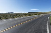 Scenic Road with Clear Sky in Crested Butte, Colorado, USA