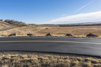 Scenic Road in Colorado Highland Mountain 001