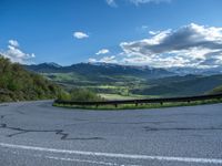 Scenic Road in Colorado with Pikes Peak Landscape