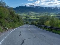 Scenic Road in Colorado's Rural Landscape