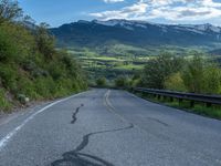 Scenic Road in Colorado's Rural Landscape